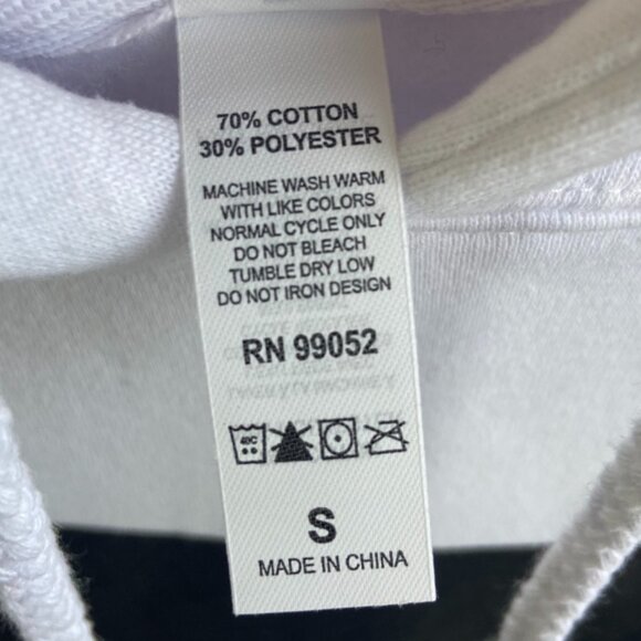 NWT Armada Blanc White Icon Long Sleeve Pullover Hoodie - Picture 5 of 8